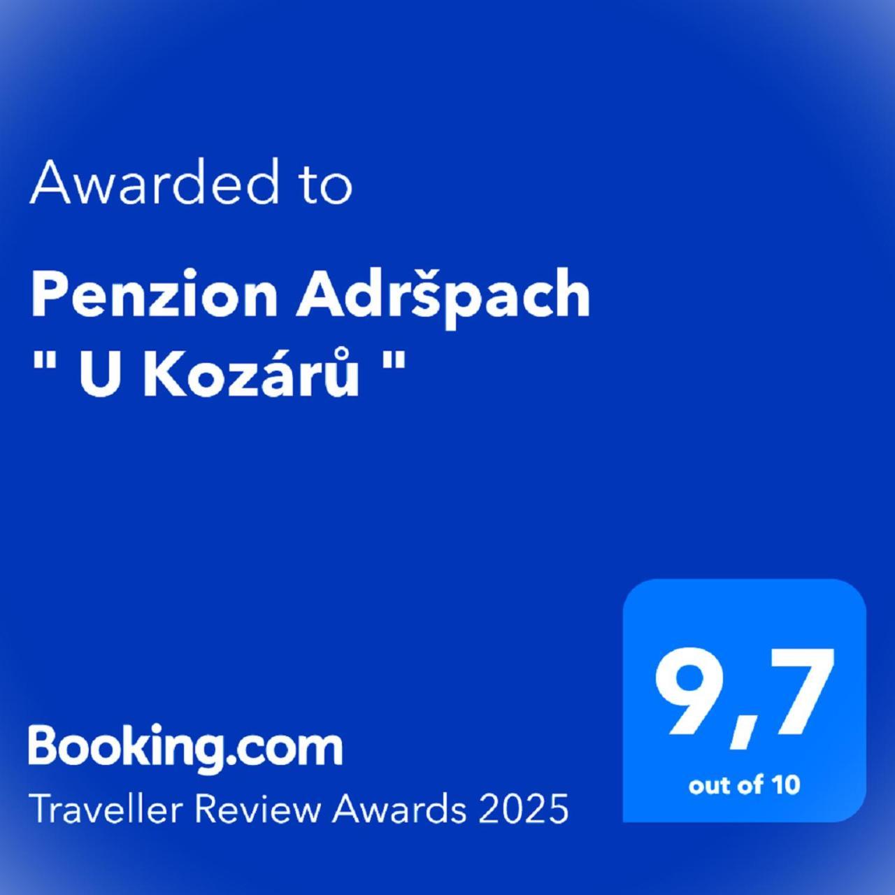 Penzion Adrspach " U Kozaru " Zewnętrze zdjęcie